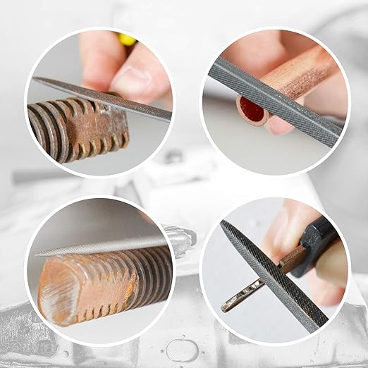 Deburring Tool for 3D Printer,18pcs,10pc Multiuse Blades Removing Burr,6Pcs Needle File,Micro Wire Cutter for 3D Print, Plastic Models