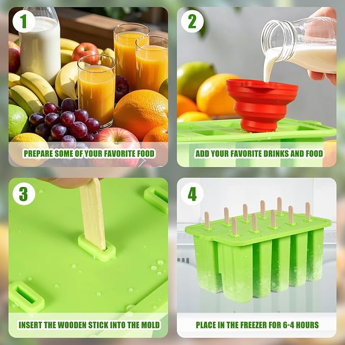 Silicone Popsicles Molds, Food Grade Popsicle Molds - Image 6