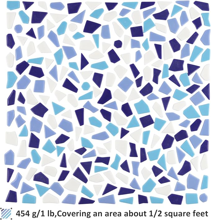 Youway Style Blue Glass Mosaic Tiles - Image 7