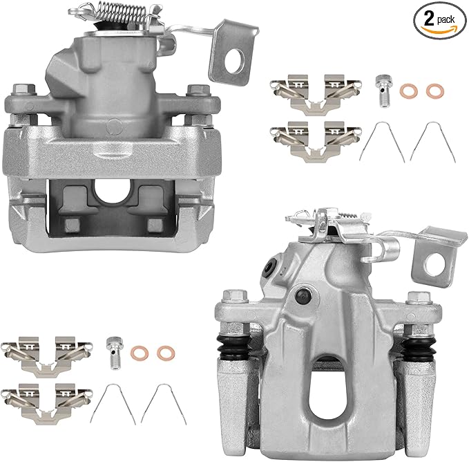 SCITOO 19B6287 19B6286 Disc Brake Calipers Assembly with Bracket Fit For Toyota For Prius 2010-2015,For Toyota For Prius Plug-In 2012-2015