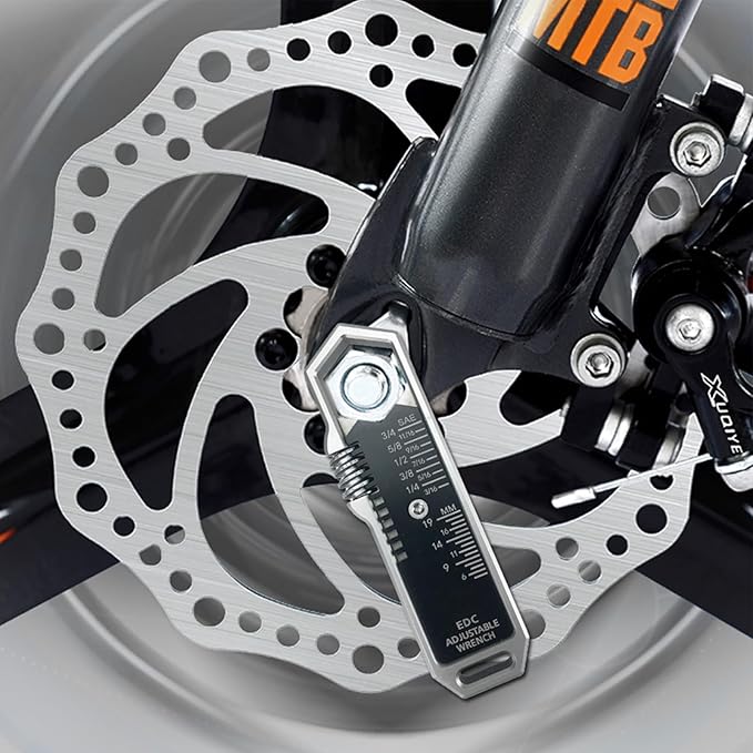 Adjustable Mini Wrench, Adjustable Size 9‑16mm Wrench Spanner Alloy Steel Metal Small Wrench for Woodworking Garage