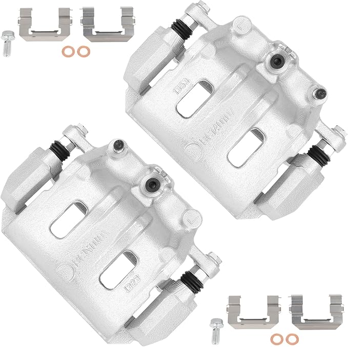 cciyu Front Left & Right Brake Calipers Assembly w/Bracket 18B5056 18B5057 For Chevy For Captiva Sport/For Equinox,For Pontiac For Torrent,For Saturn For Vue,For Suzuki For XL-7