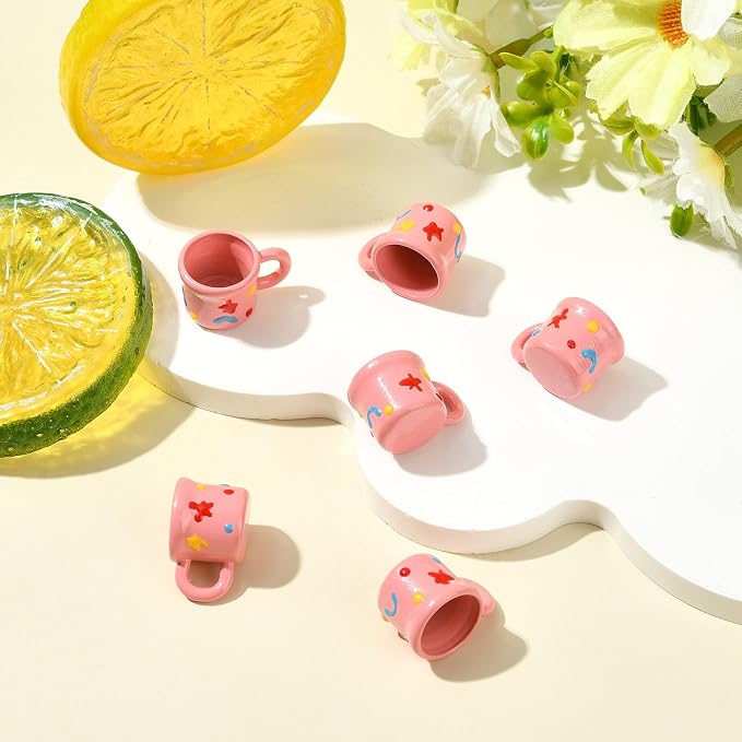 FASHEWELRY 6Pcs Alloy Mini Tea Cups - Image 6