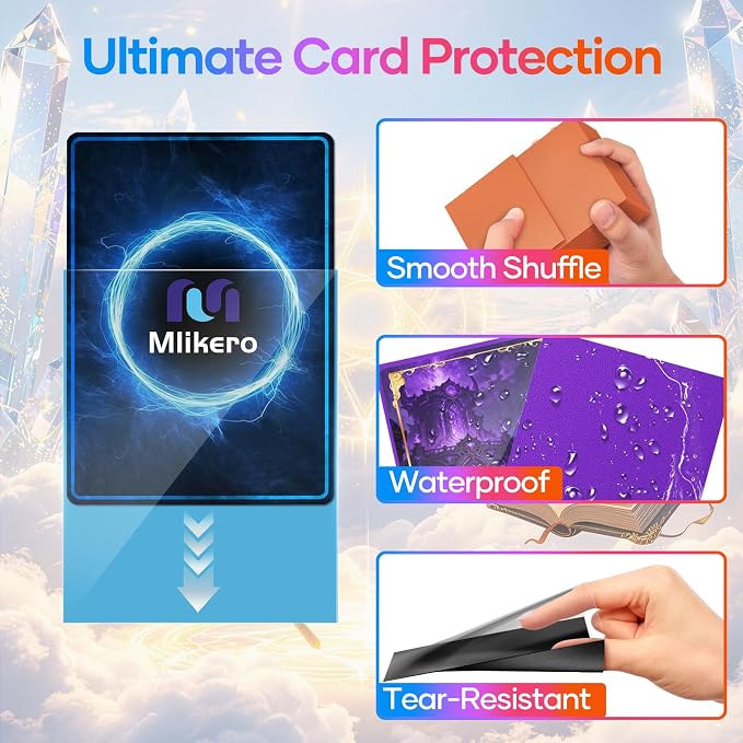 Mlikero 1000 Count Card Sleeves, Baseball Card Sleeves - Image 5