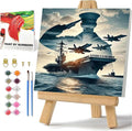 hkejoi Navy Paint by Numbers Kit by hkejoi