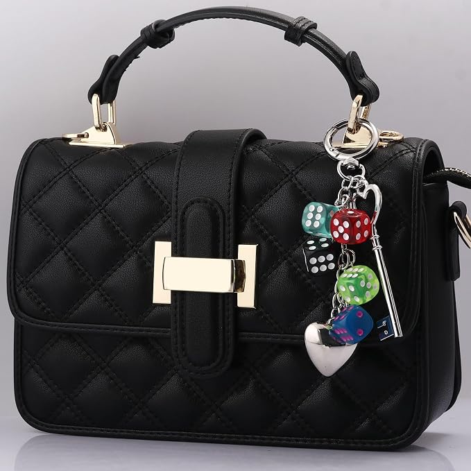 Dice Bag Charms Keychain for Women Men - Image 4