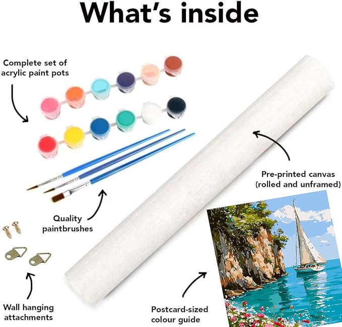 Mrnsiet Sailboat DIY Paint by Numbers - Image 6