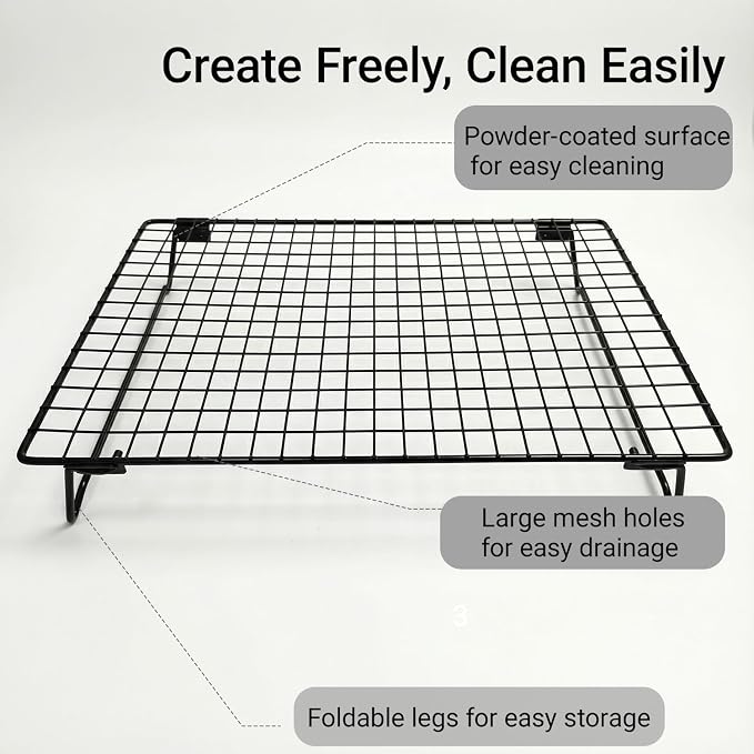 Tie Dye Kit with 2 Adjustable Folding Racks, Non-Slip Silicone Pad & 100 - Image 6