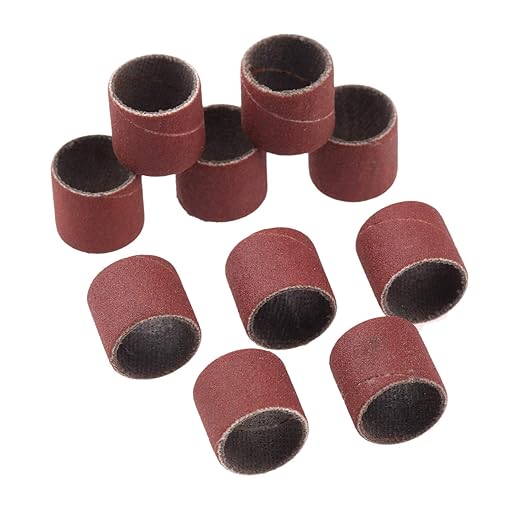 100 PCs Sanding Bands 320 Grit Drums Sleeves For DREMEL Rotary Tools 12CM