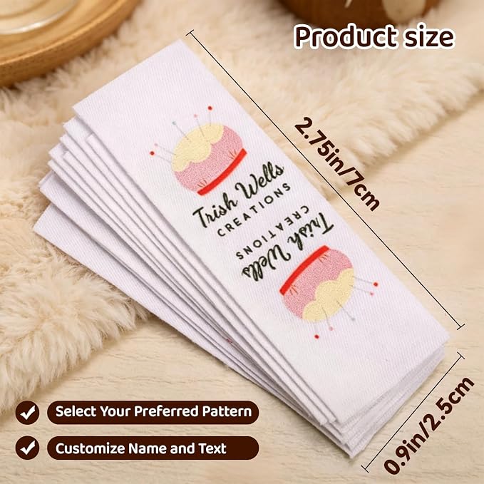 Personalized 100% Cotton Labels Tags - Image 5