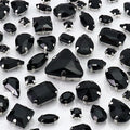 Dowarm Sew on Rhinestones 104 PCS Mixed Shapes Glass Sew on Crystals by Dowarm