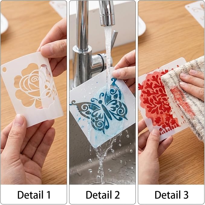 3 Inch Botanical Stencils for Painting - Image 9