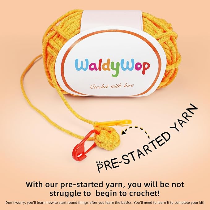 WaldyWop Beginner Crochet Kit: Wobbles Crocheting Starter Kits - Image 4