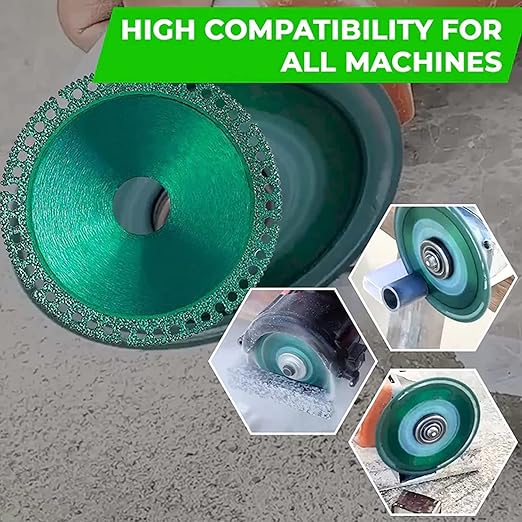 Indestructible Disc 2.0 - Cut Everything in Seconds (5) - Diamond Grit 60# - Compatible with Angle Grinder