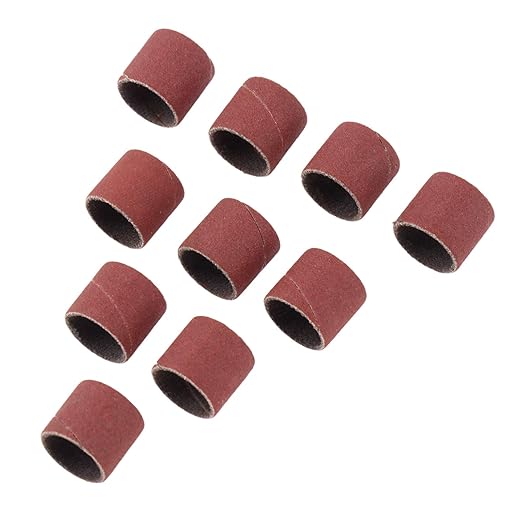 100 PCs Sanding Bands 320 Grit Drums Sleeves For DREMEL Rotary Tools 12CM