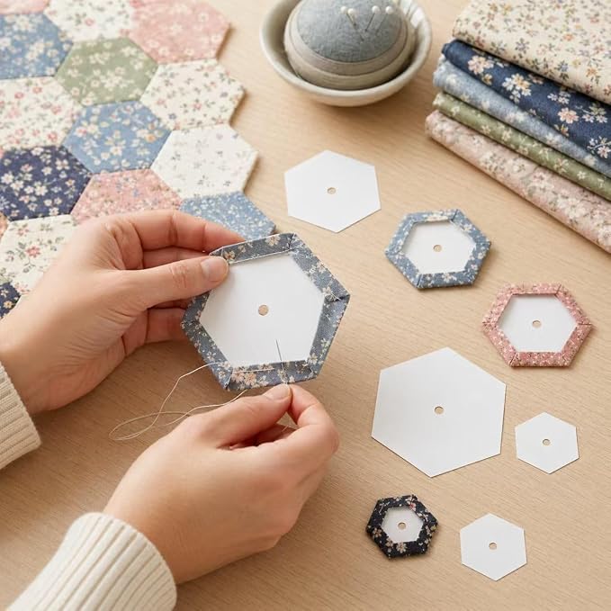 368 PCS 1", 1.5" and 2" Paper Piecing - Image 3