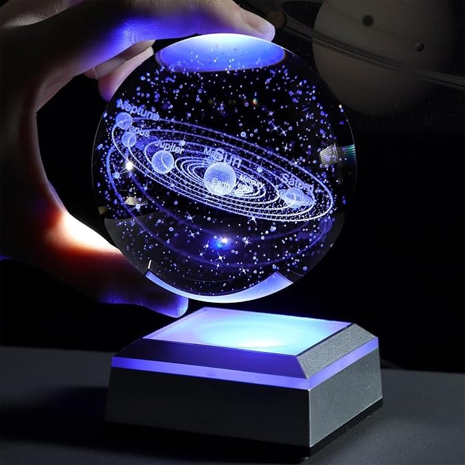 3D Solar System Crystal Ball by Brightdeer