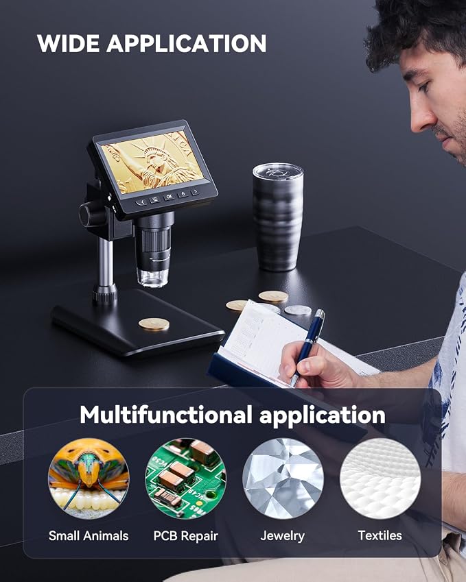 AOPICK Digital Microscope, Coin Microscope - Image 6