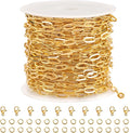 SMYHTGLIF 5 Meters Gold Stainless Steel Chain by SMYHTGLIF