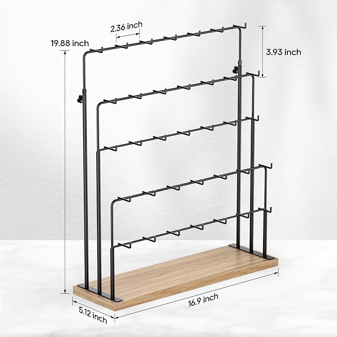 ORLESS Jewelry Display for Vendors, Earring Display Stand for Selling, Necklace - Image 4