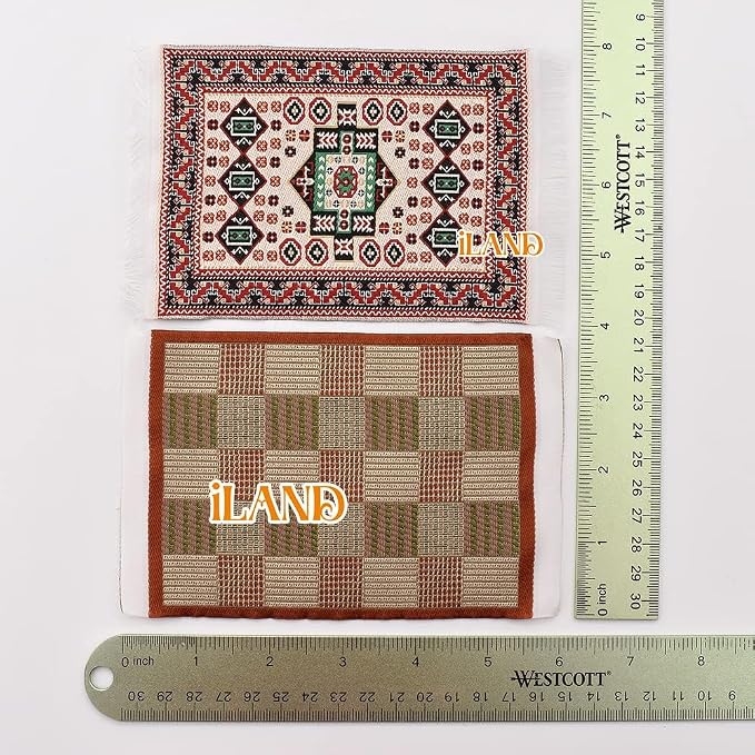 iLAND Miniature Dollhouse Accessories of Carpet - Image 4