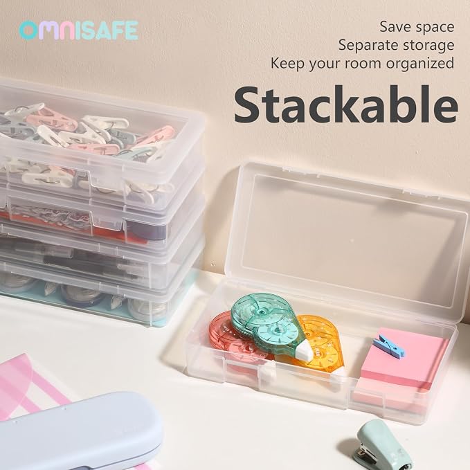 9 Pack Medium Plastic Hobby Art Craft Organizer, - Image 3