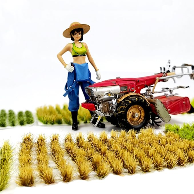 Woohome 208 PCS Static Grass Tuft Model Grass Tufts Terrain Model Kit Resin - Image 2
