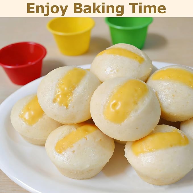 24 Pcs Silicone Puto Molder Filipino, BPA-Free Non-Stick Puto Mold Cups - Image 6