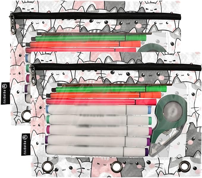 Custom Cute Cats Kittens Pencil Pouch - Image 2