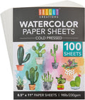 Bright Creations Printable Cold Pressed Watercolor Paper Bulk Pad by BrightCreations