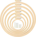 Caydo 6 Pieces Embroidery Hoops 3 Inch to 10 Inch Cross Stitch Hoop Small by Caydo