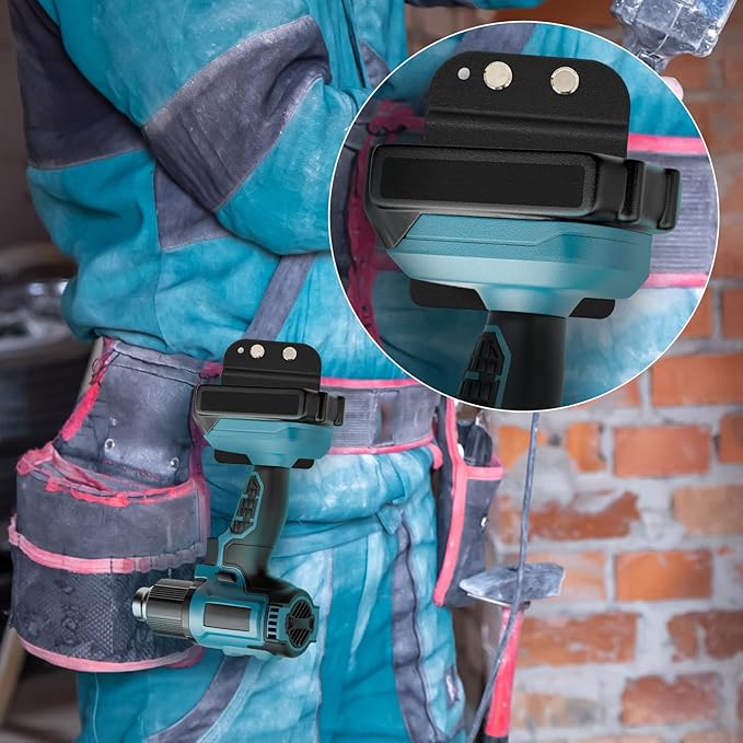 2PCS Tape Measure Holder for Belt, Tapes Measure Belt Clip, Belt Tool Holder for Measuring Tapes Drill, Impact Driver Any Tape Holster with a Clip.
