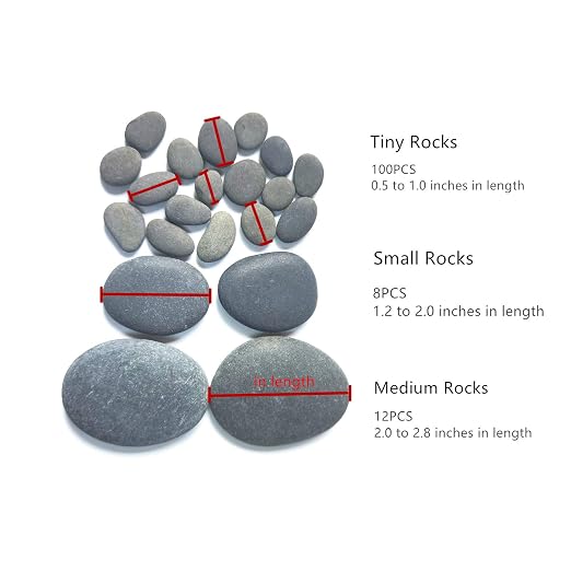 lifetop 120PCS Painting Rocks, DIY Rocks Flat & Smooth Kindness Rocks - Image 2