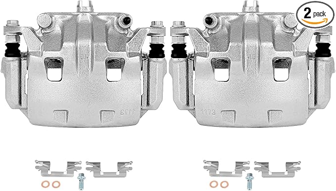 SCITOO 19B3123A 19B3122A Disc Brake Calipers Assembly with Bracket Fit For Nissan Frontier 2005-2021,For Nissan Pathfinder 2005-2012,For Nissan Xterra 2005-2015,For Suzuki Equator 2009-2012