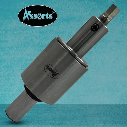 ASSORTS Precision Rotary Broach with MT2 Shank (M10 x 1.5 Drawbar Thread) & 7-Piece HSS Hex Punch Set – Ideal for CNC, Lathe, Milling & Drilling Machine