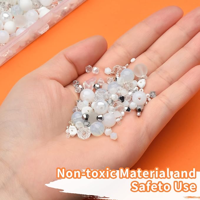 Rired 27 900pcs Snow White Beads - Image 5