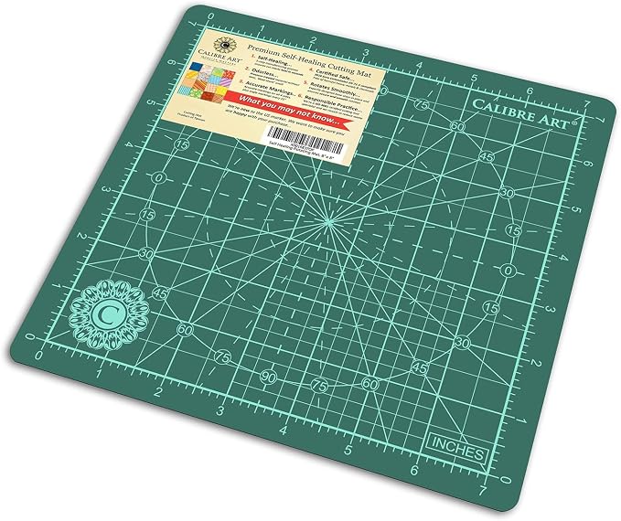 Calibre Art Rotating Self Healing Cutting Mat 8x8 - Image 8