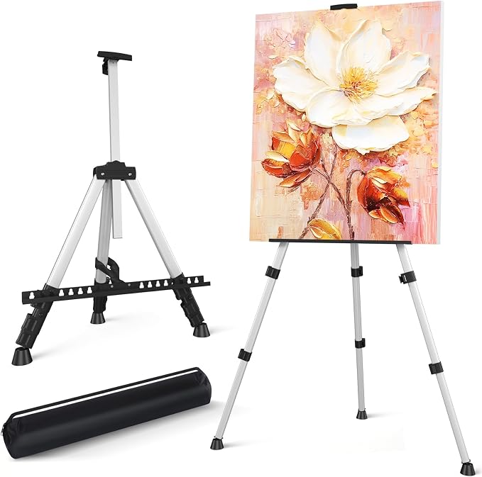 Art Easel Stand for Painting or Sign, Portable Adjustable 66 inches Display by Justchoosewhatyouwant