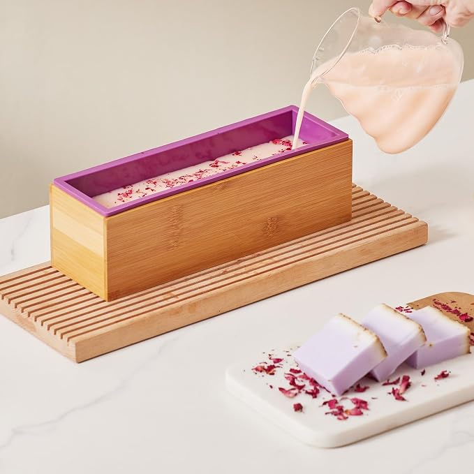 VEVOR Soap Making Kit, Bamboo Cutting Box and Inner Box - Image 8