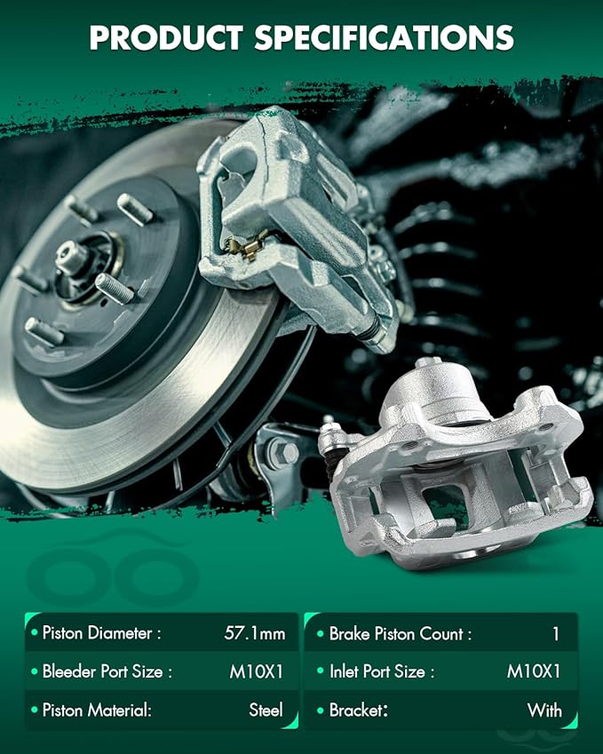 SCITOO 19-B1218 Front Right Disc Brake Caliper Assembly w/Bracket For INFINITI For I30 1996-1999,For Nissan For Altima 1993-2001,For Nissan For Maxima 1989-1999,For Nissan For Sentra 2000 2002-2006