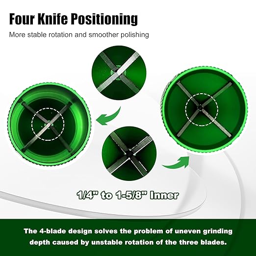 CNQLIS Copper Pipe Cleaner,1/4" to 1-5/8" Inner Outer Hard Tube Chamfering Tool,PVC and Copper Deburring Reamer Tubing Chamfer Tool
