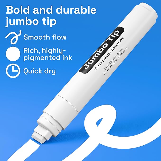 ARTISTRO 5 White Paint Pen for Rock, Painting - Image 2