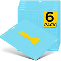 HTVRONT Light Grip Cutting Mat, 6 Pack Cutting Mat 12x12 Compatible by HTVRONT