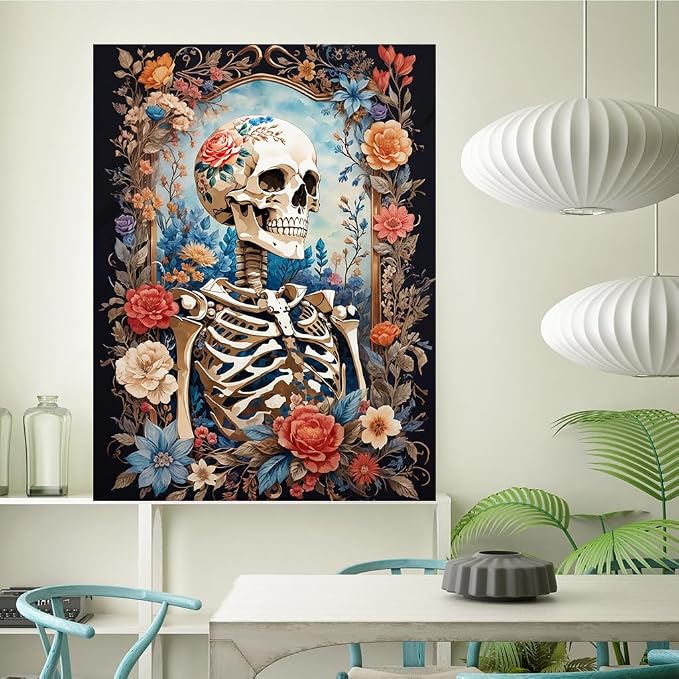 Meothan Skull Flower Diamond Painting Kits - Image 2