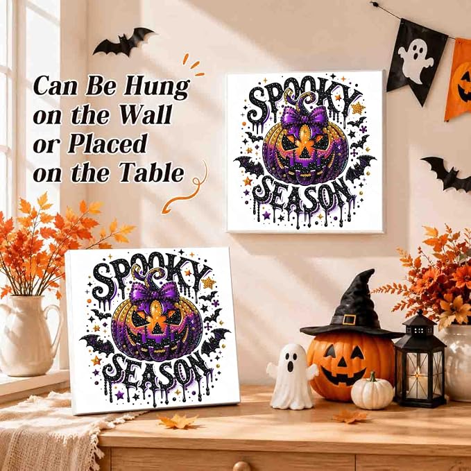 5D Pumpkin Pearl Painting Kit for Adults - Image 3