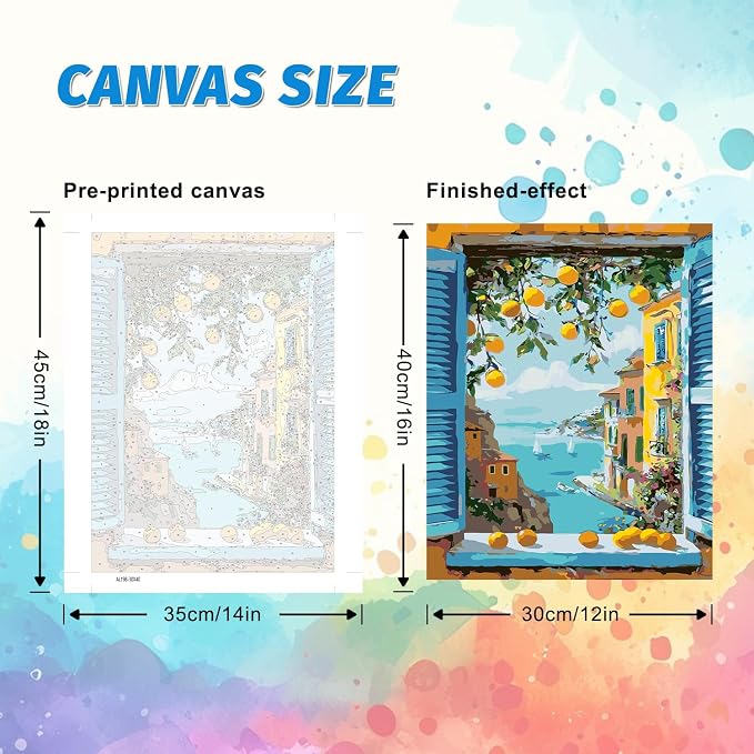 PHANTASYART 3 Pack Paint by Numbers Kit - Image 5