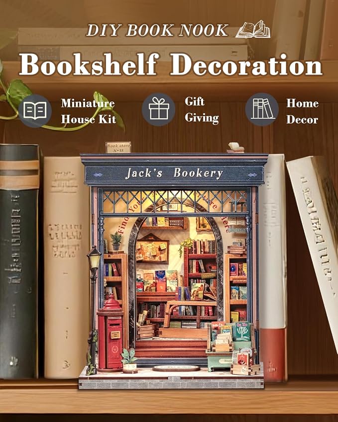 CUTEBEE Book Nook Kit - Image 3
