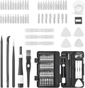 VEVOR Screwdriver Set, 59-Piece Small Precision Screwdriver Set with Phillips, Flat Head, Torx, Pentalobe Bits, Tweezer for Men, Mini Cleaning Repair Tool Kit for iPhone, MacBook, Laptop, Computer