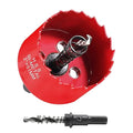 HYCHIKA 2 Inch/51mm Hole Saw,Bi-Metal Cutter Hole Max Cutting Depth 32mm with 1 Arbor Drill Bit for Wood Cutting Cornhole Plastic Drywall Boards Fiberboard