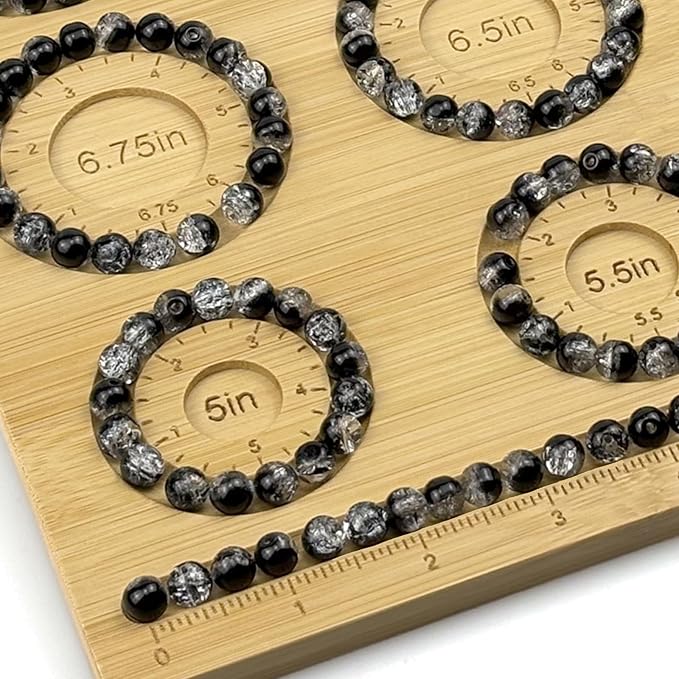 Petoysoso Bead Boards for Jewelry Making, Bamboo Beading Board for Jewelry - Image 5